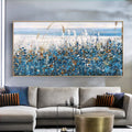 extra large room wall art navy blue floral painting on canvas glass painting planet art acrylic painting abstract wall art