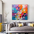 Original Heavy Textured Painting,,Palette knife Abstract wall art,Textured Canvas Paintings,Modern Decorative Paintings,Living Room art