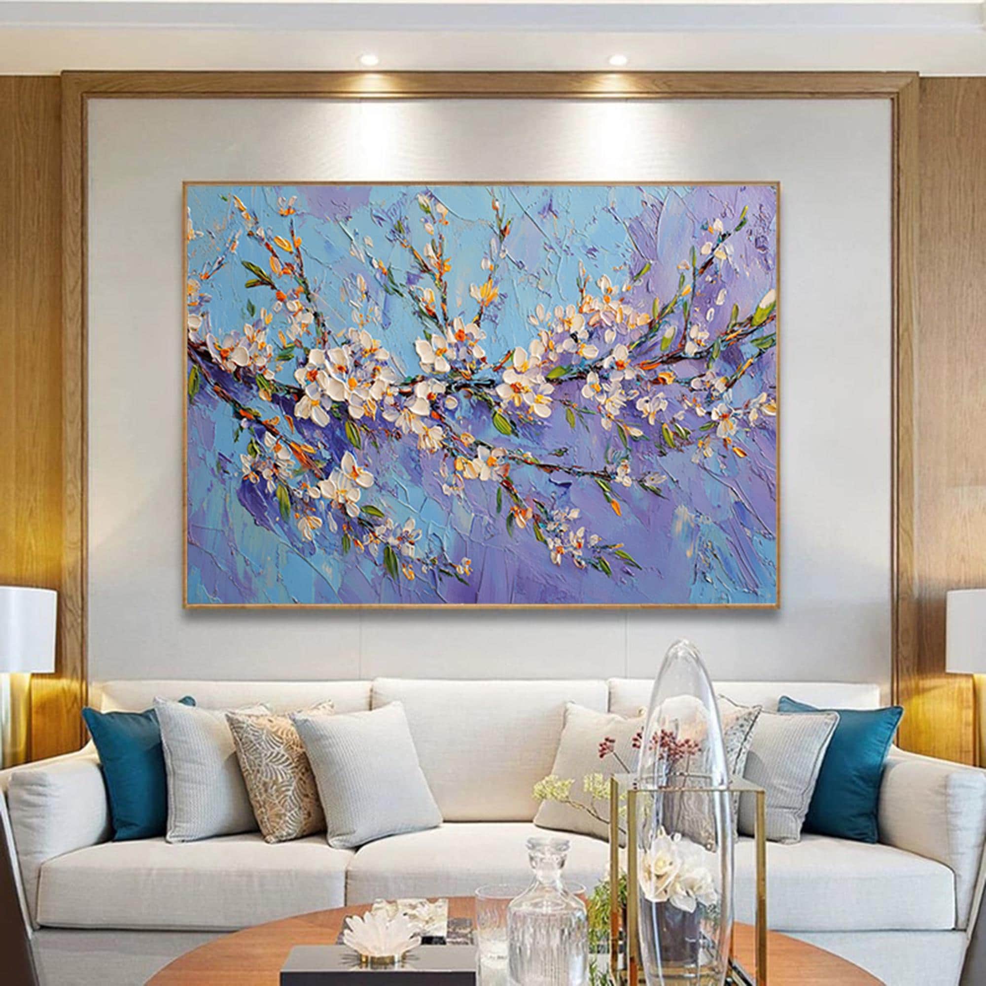 Palette knife flowers wall art,floral textured painting,abstract flowers art,textrued oil painting,Original Oil painting,decorative painting