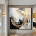 Modern Abstract Gray Gold Wall Art Decorative Painting #u1029
