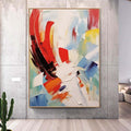 Large abstract painting,Palette knife painting,Colors abstract wall art,modern abstract canvas,large canvas art, acrylic painting